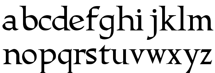 Seafaring Font LOWERCASE
