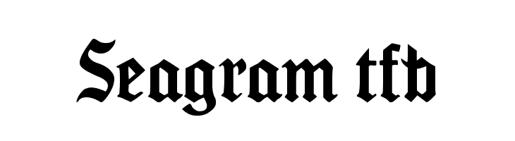 Seagram tfb 