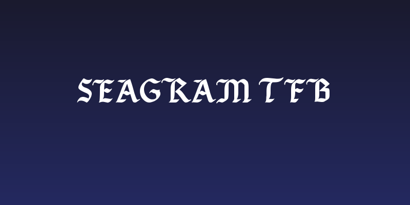 Seagram tfb Social Header