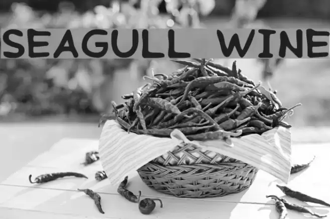 Seagull Wine Font examples