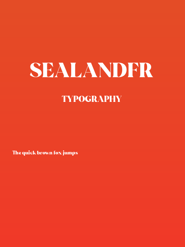 SealandFr Poster