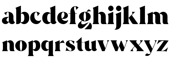 SealandFr Font LOWERCASE
