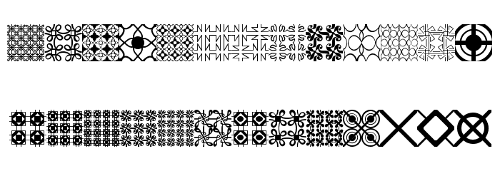 Seamless Patterns Demo Fonte MINÚSCULAS