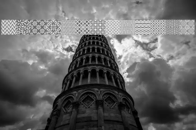 Seamless Patterns Various Schriftart examples