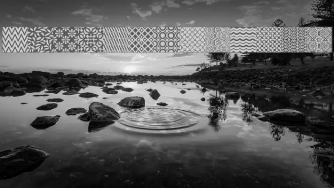 Seamless Patterns Various Schriftart examples