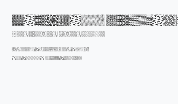 Seamless Patterns Various Business Card