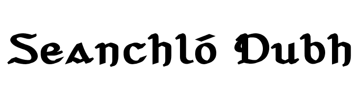 Seanchló Dubh Font
