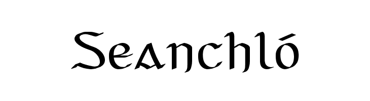 Seanchló  免费字体下载