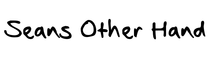 Seans Other Hand  नि: शुल्क फ़ॉन्ट्स डाउनलोड