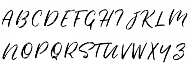 SeaportScript-Regular フォント 大文字
