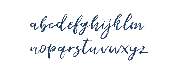 SeaportScript-Regular Lowercase