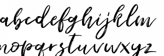 SeaportScript-Regular फ़ॉन्ट लोअरकेस