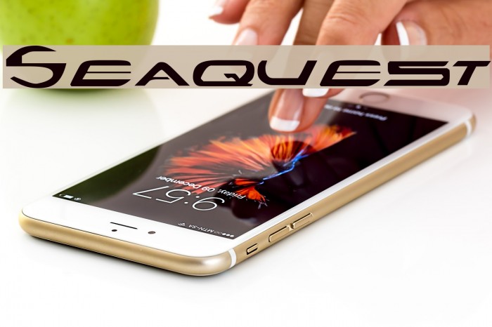 Seaquest Font examples
