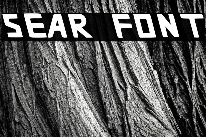 Sear Font examples