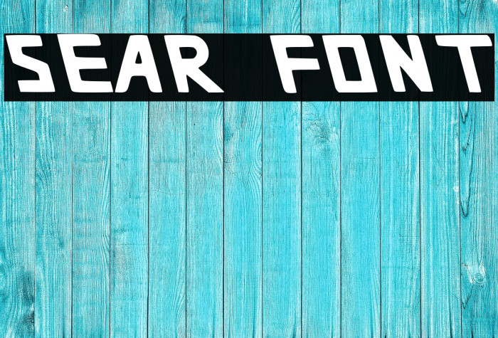 Sear Font examples