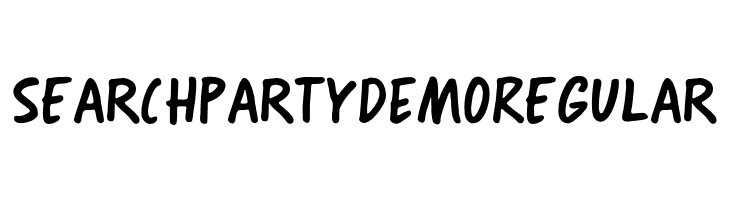 Search Party DEMO Regular Caratteri