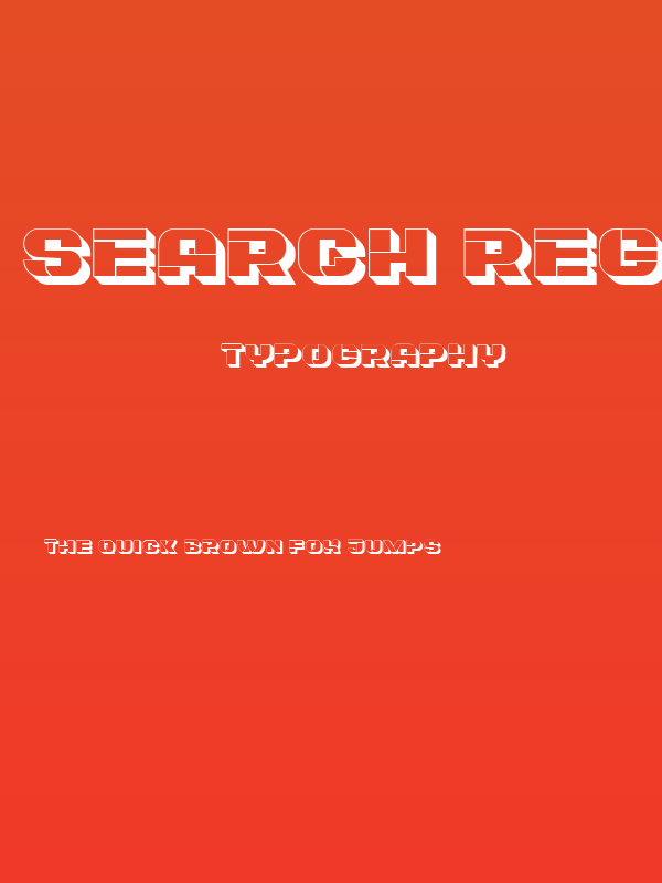 Search Regular Poster