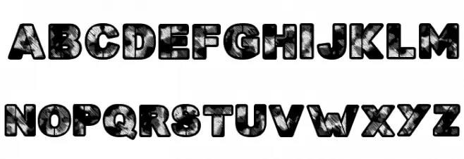 Search'n Destroy फ़ॉन्ट अपरकेस