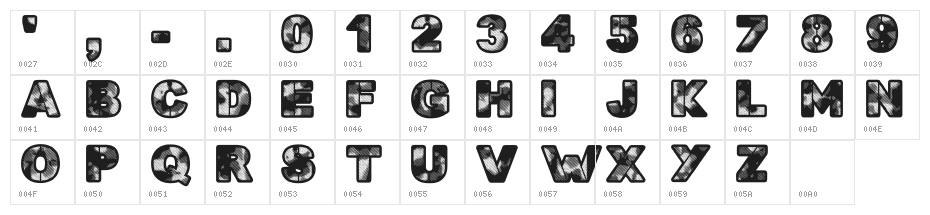 Search'n Destroy Character Map