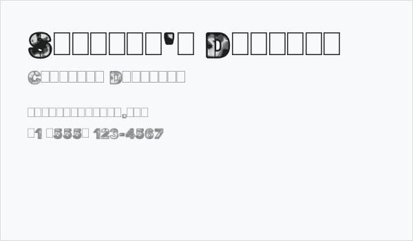 Search'n Destroy Business Card