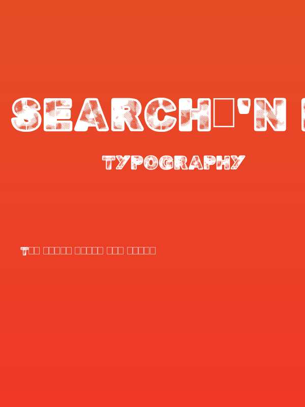 Search'n Destroy Poster