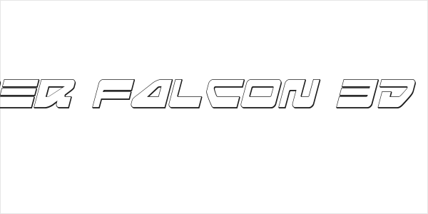 Searider Falcon 3D Italic Logo