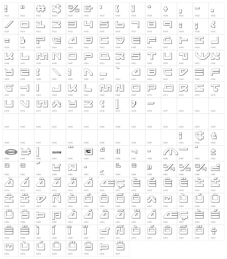 Searider Falcon 3D Character Map