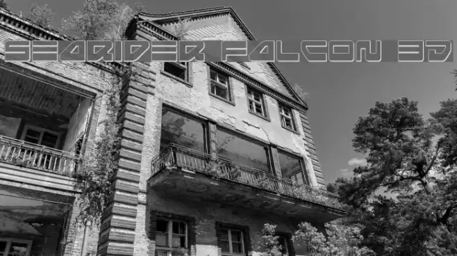 Searider Falcon 3D フォント examples