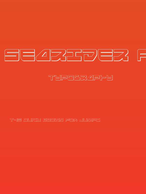 Searider Falcon 3D Poster