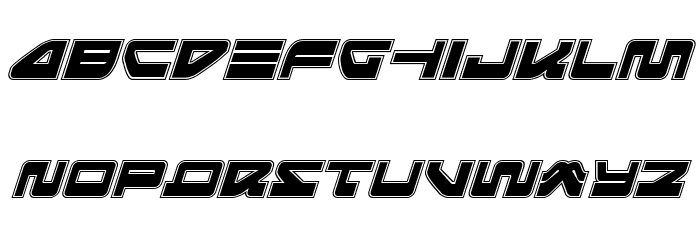 Searider Falcon Academy Italic Font LOWERCASE