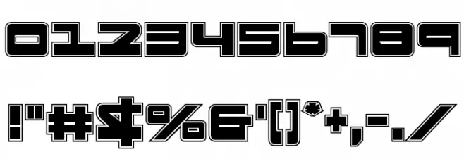 Searider Falcon Academy Font OTHER CHARS