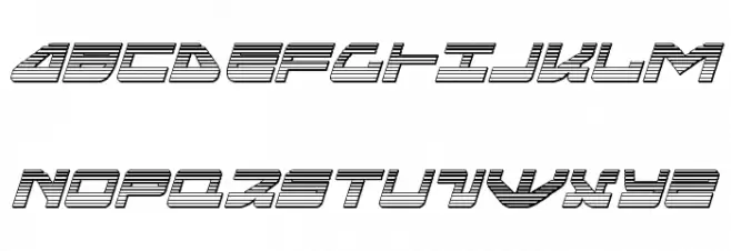 Searider Falcon Chrome Italic 字体 大写