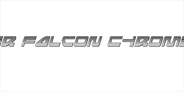 Searider Falcon Chrome Italic Logo