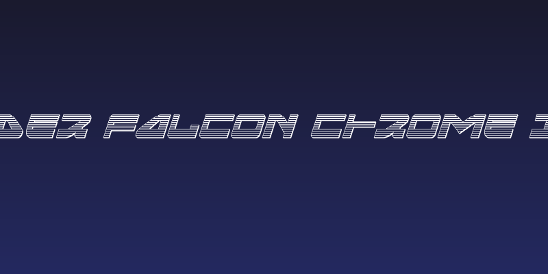 Searider Falcon Chrome Italic Social Header