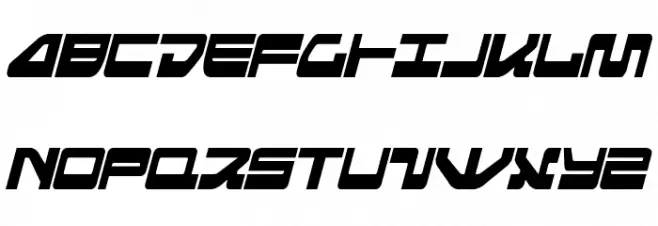 Searider Falcon Condensed Italic Fonte MAIÚSCULAS