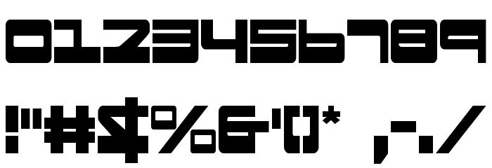 Searider Falcon Condensed Font OTHER CHARS