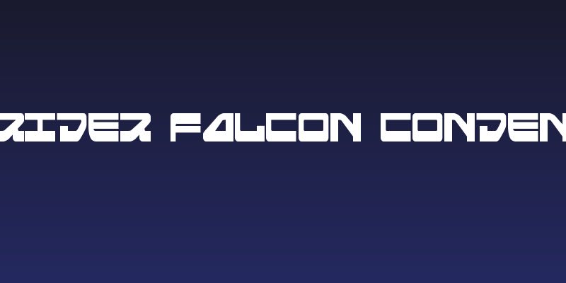 Searider Falcon Condensed Social Header