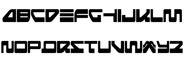Searider Falcon Condensed Font LOWERCASE