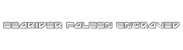 Searider Falcon Engraved  Скачать бесплатные шрифты