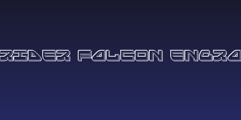 Searider Falcon Engraved Social Header