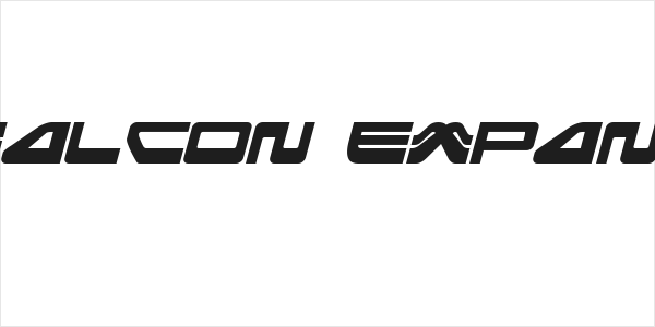 Searider Falcon Expanded Italic Logo