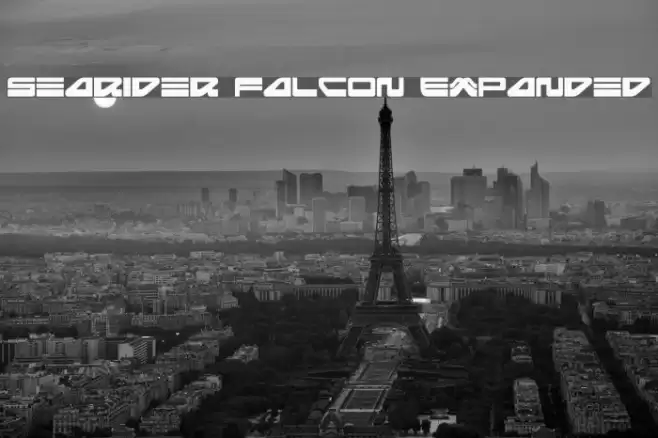 Searider Falcon Expanded フォント examples