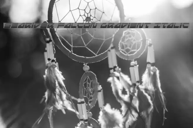 Searider Falcon Gradient Italic Font examples