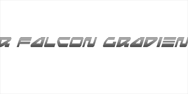 Searider Falcon Gradient Italic Logo