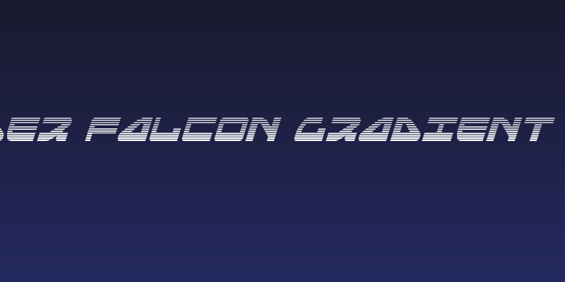 Searider Falcon Gradient Italic Social Header