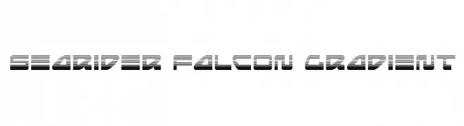 Searider Falcon Gradient  Free Fonts Download