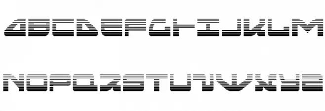 Searider Falcon Gradient Schriftart Groß