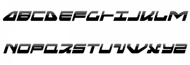 Searider Falcon Halftone Italic Fonte MAIÚSCULAS