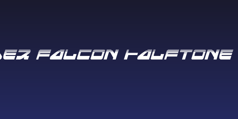 Searider Falcon Halftone Italic Social Header