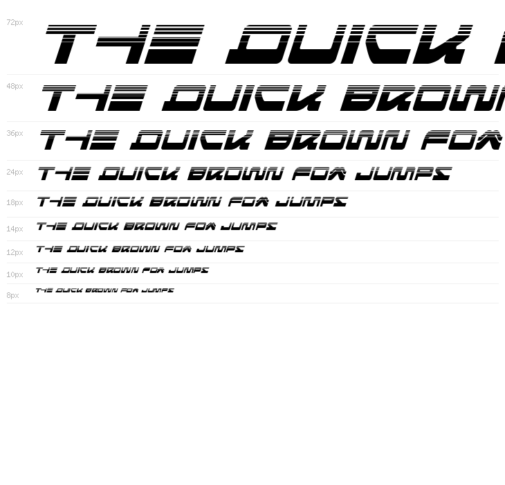 Searider Falcon Halftone Italic Waterfall